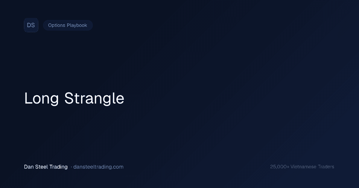 Long Strangle — Volatility Play Rẻ Hơn Straddle