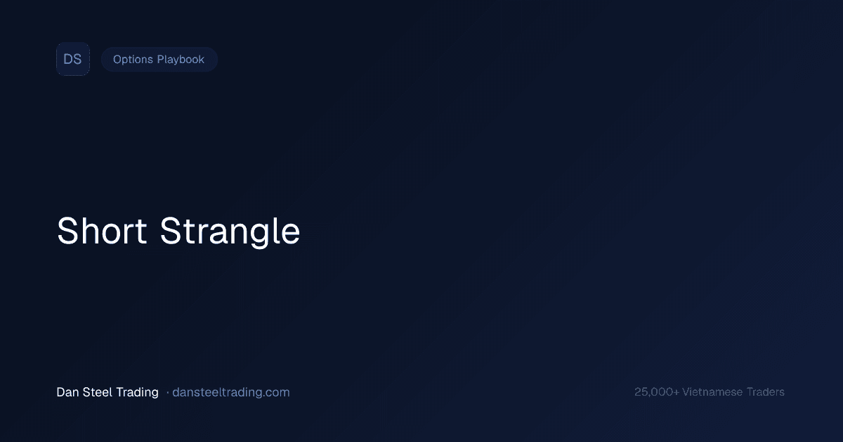 Short Strangle — Bán OTM Volatility Với Rủi Ro Cao